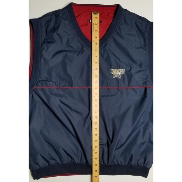 Champion Lakes Blue/Red Reversible Golf Windbreaker Vest Links Tech Men's XL - Picture 2 of 14